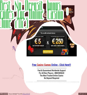 Best online casino with no deposit
