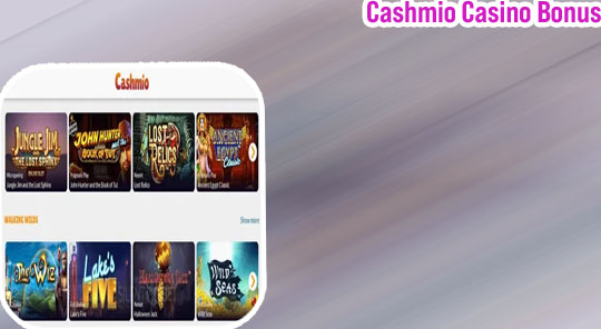 Cashmio casino welcome bonus